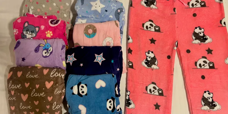 Pantalones Pijama Tela de peluche 