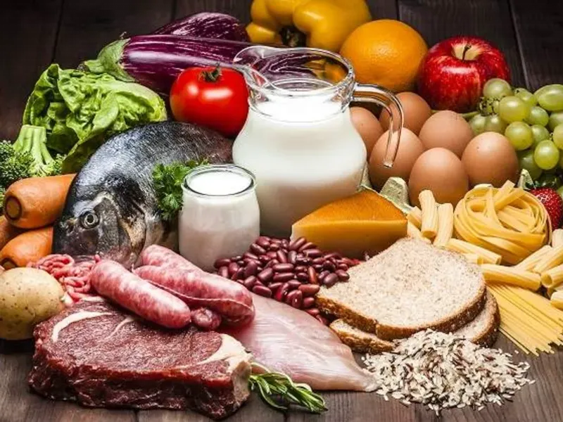 Alimentos crudos y elaborados 