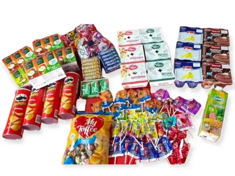 Confituras 🎂🍟 y bebidas no alcohólicas