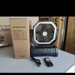 Ventilador recargable pilas de litio 