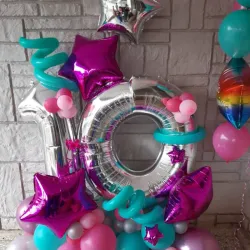 Bouquet de globos cumple #10