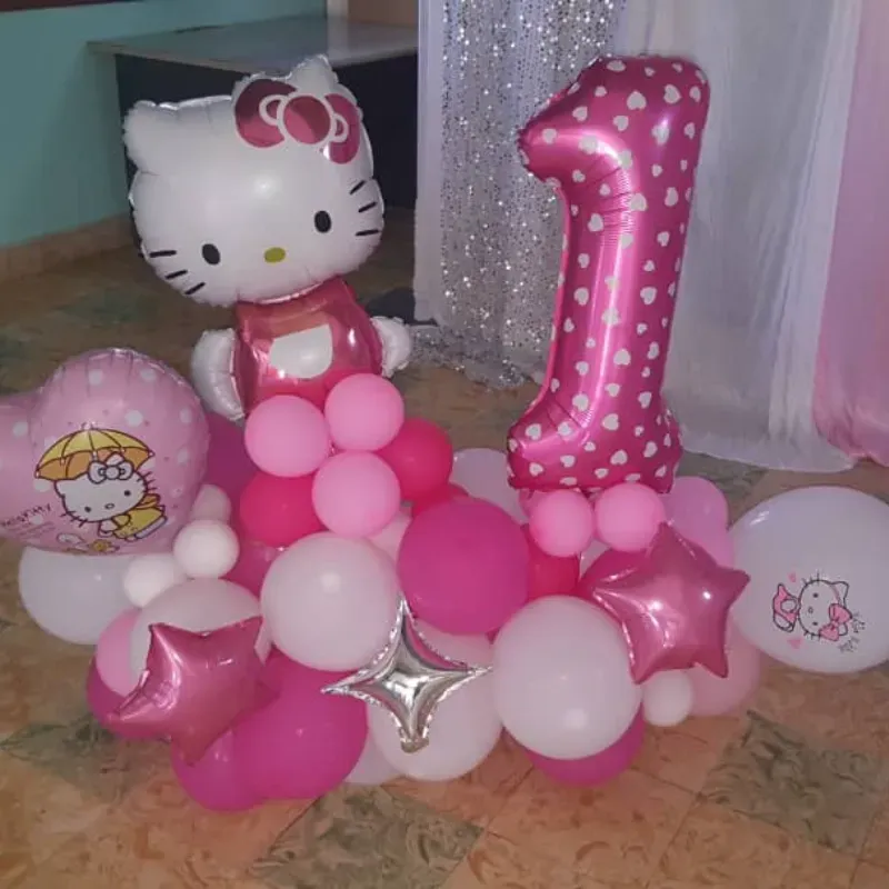 Bouquet Globos Kitty 