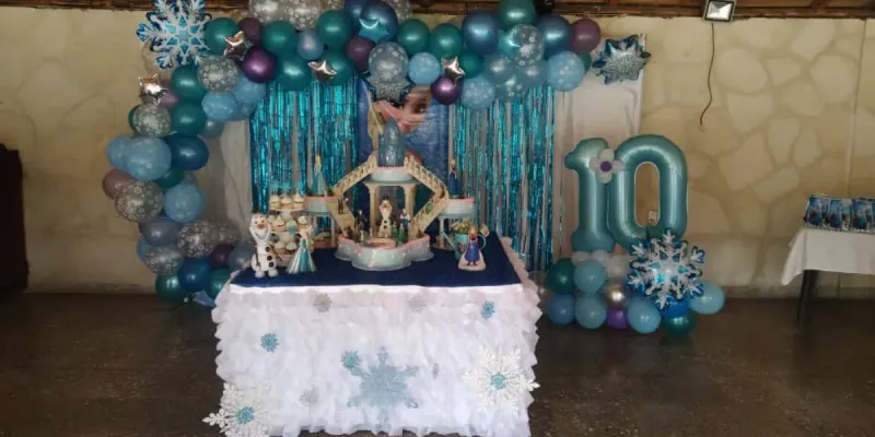 Cumple Frozen Piscina 