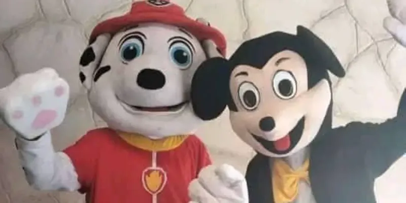 Muñecones Minnie y Mickey 