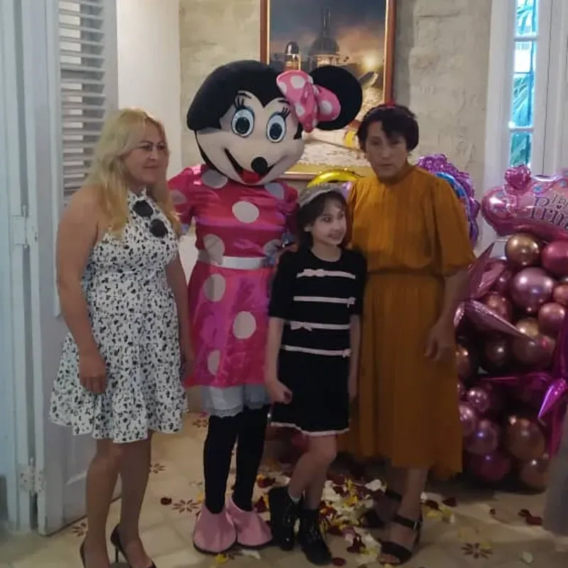 Muñecones Minnie y Mickey 
