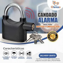 Candado con alarma