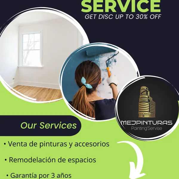 MEJPINTURAS es una empresa de pintura única con sede en La Habana, Guanabo , que brinda servicios Premiun para todas las necesidades de pintura.Cotiza con MEJPINTURAS . La calidad y la atención al detalle que ponemos en nuestro trabajo es más de lo que la mayoría requiere y se puede ver el orgullo que sentimos por nuestro trabajo. Queremos que su proyecto de pintura luzca genial y dure muchas temporadas".

🚚Mensajería gratis en Todo Guanabo
🛍Ofertas de Compra
📜Garantía por 3 años 
📍Guanabo
