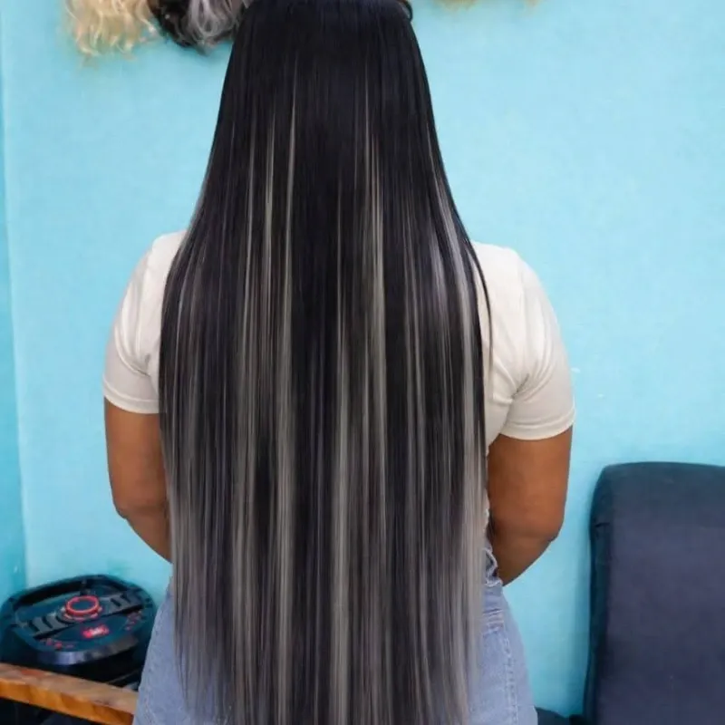 Mechones de 25 extensiones iluminadas