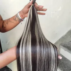 Mechones de 25 extensiones iluminadas