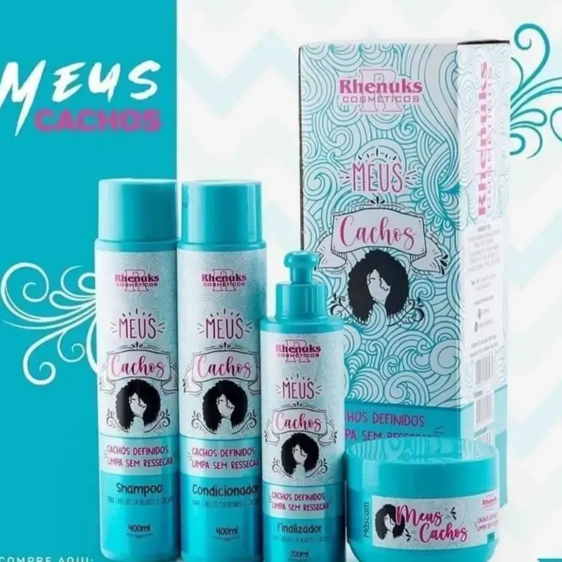 Kit de tratamiento capilar Rhenuks Meus cachos