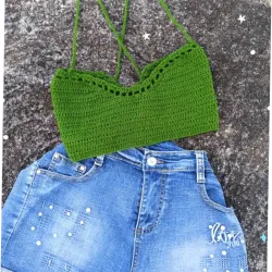 Top "MÔA Crochet"