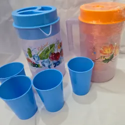 Juego de Jarra con vasos 