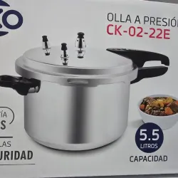 Olla de presión de 3 válvulas 