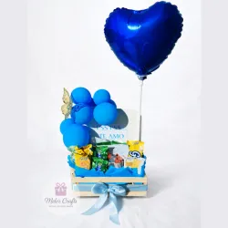 Ancheta con globos y dulces🍫