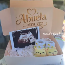 Caja revelación de embarazo