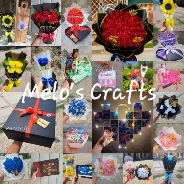 ¿Buscas un regalo único, creativo y hecho con amor? En Melo’s Crafts diseñamos detalles especiales para cada ocasión: anchetas, flores eternas, cajas sorpresa, sublimación, fotografía y mucho más.
Cada creación está hecha con dedicación, buen gusto y un toque personalizado para que tu regalo sea inolvidable. 💝
🎁 Perfecto para cumpleaños, aniversarios, fechas especiales o para sorprender sin motivo.
Déjanos crear el detalle ideal para esa persona especial o para ti.
✨ Melo’s Crafts: donde cada regalo se convierte en un momento mágico. ✨
