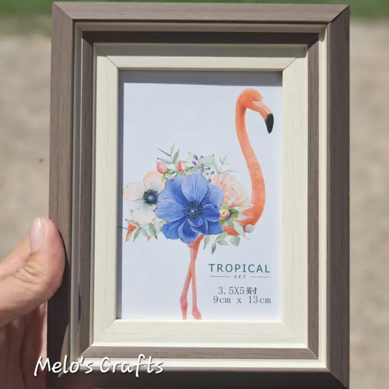 Cuadro original de 3.5 x 5 pulgadas