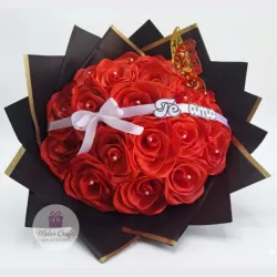 Ramo de 20 rosas de saten