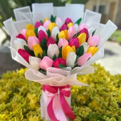 Ramo de 30 tulipanes🥰🌷