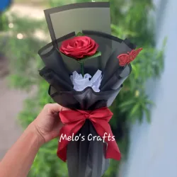 Rosa eterna roja