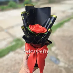 Rosa individual roja