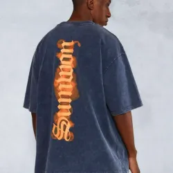 Pullover de Hombre Con Letrero Naranja Sumwon