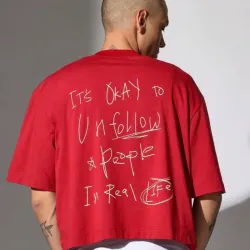 Pullover de Hombre Corto Rojo