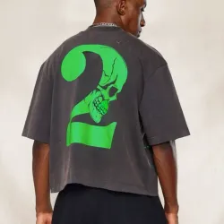 Pullover de Hombre Gris con Letrero 2