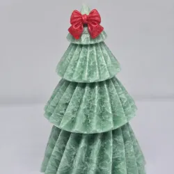 Pinito con lazo navideño 