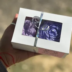 Set de osito y peonía aromático