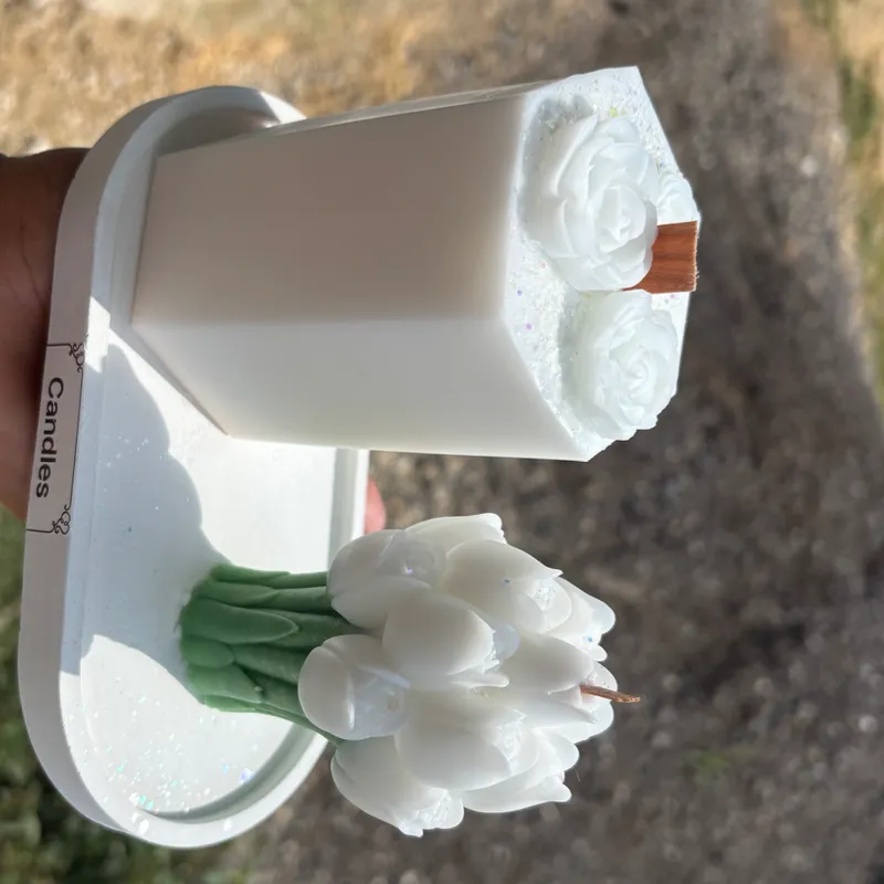 Set de Ramo de tulipán y velon