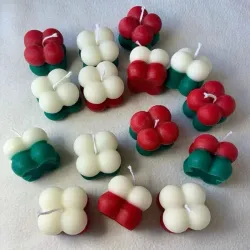 Velas decorativas navideñas 