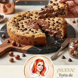 Tarta de galleta con nutella