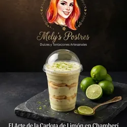 Vaso domo de carlota de limón