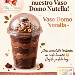 Vaso domo de nutella