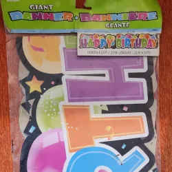 Cartel de felicitaciones