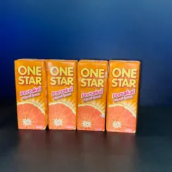 4 Jugos de cajita Naranja
