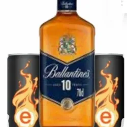Ballantine 10 años + 2 ENERGIZANTES 