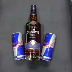 Glenlivet 18 años + 2 Red Bull
