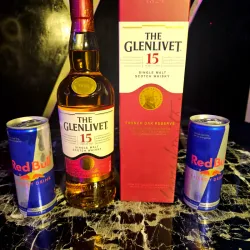  THE GLENLIVET 15 años + 2 ENERGIZANTES