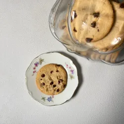 Galleta con chispas de chocolate 