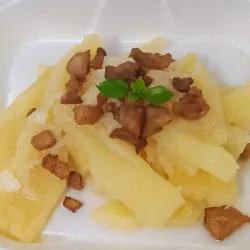 Yuca con empellas 