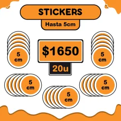 20 Stickers 5cm