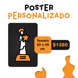 Poster 30x45cm Personalizado