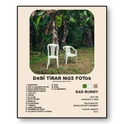 Poster Album DTMF Bad Bunny