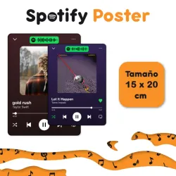 Poster de Spotify Personalizado (15x20cm)