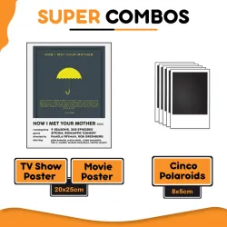 TV Show/Movie Poster + 5 polaroids