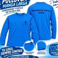 Pullover Azul Manga larga