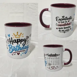 Taza de cerámica Roja
