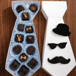 Corbata con bombones